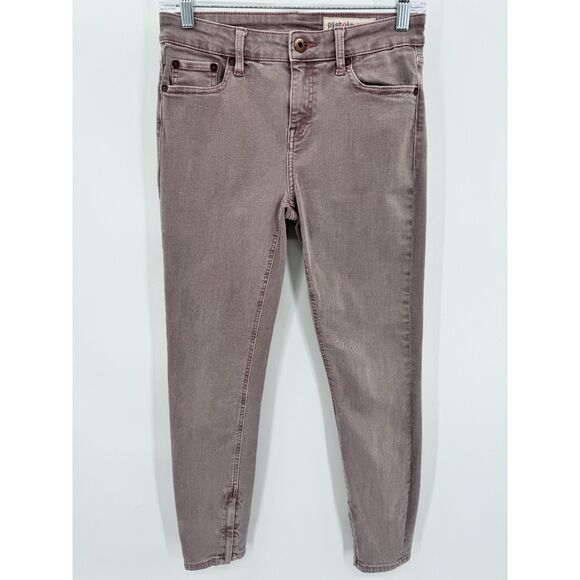 PISTOLA Gray Purple Anais Ankle Zip Skinny Jeans Pants Size 28 - Picture 1 of 6